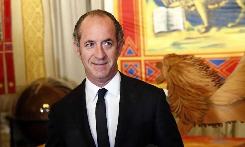 Il Governatore del Veneto Luca Zaia