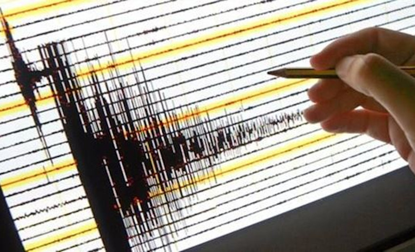 Sismografo misura terremoto