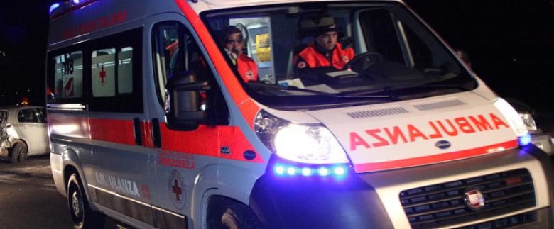 ambulanza in azione