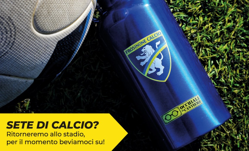 Frosinone calcio Occhiali in cantiere