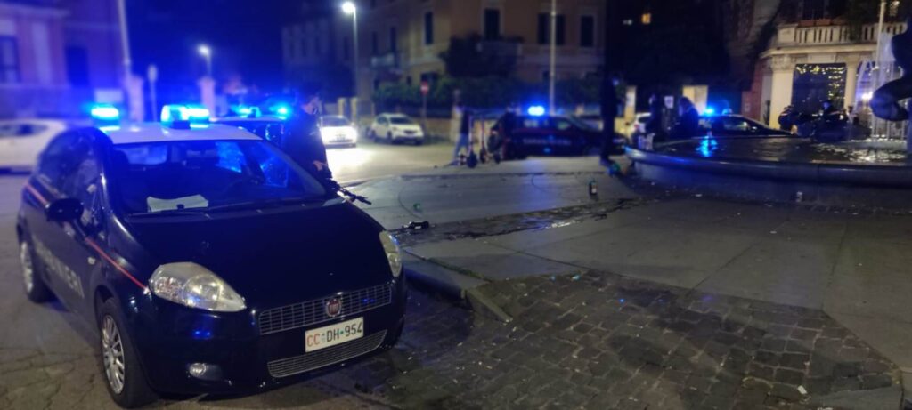 roma piazza bologna lite auto danneggiata carabinieri malamovida