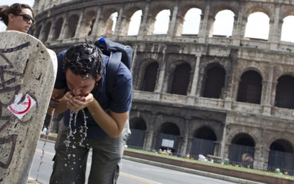 Allerta caldo a Roma