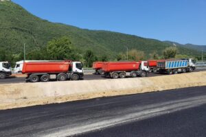 Prove di carico sulla superstrada Rieti-Terni