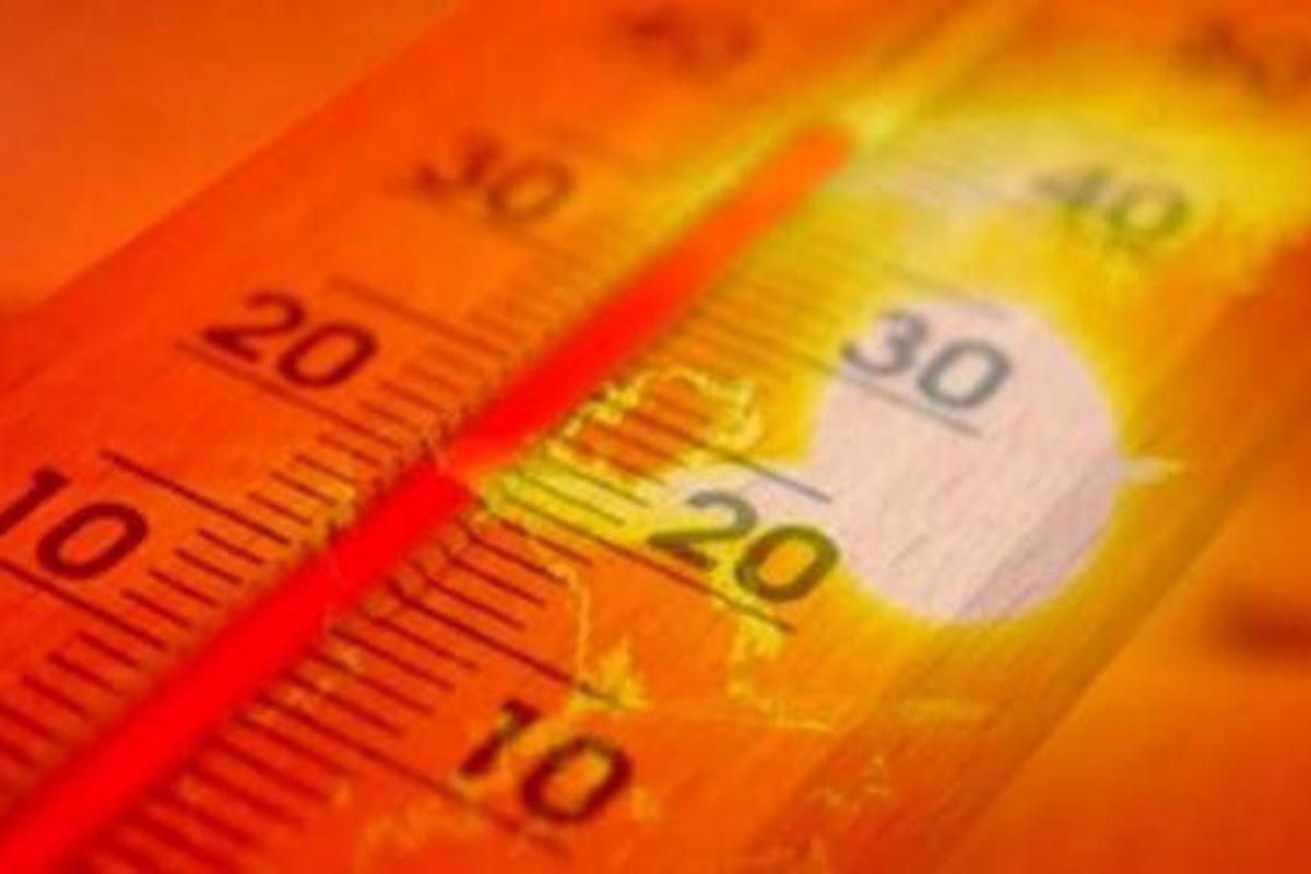 La colonnina del termometro raggiunge temperature elevate