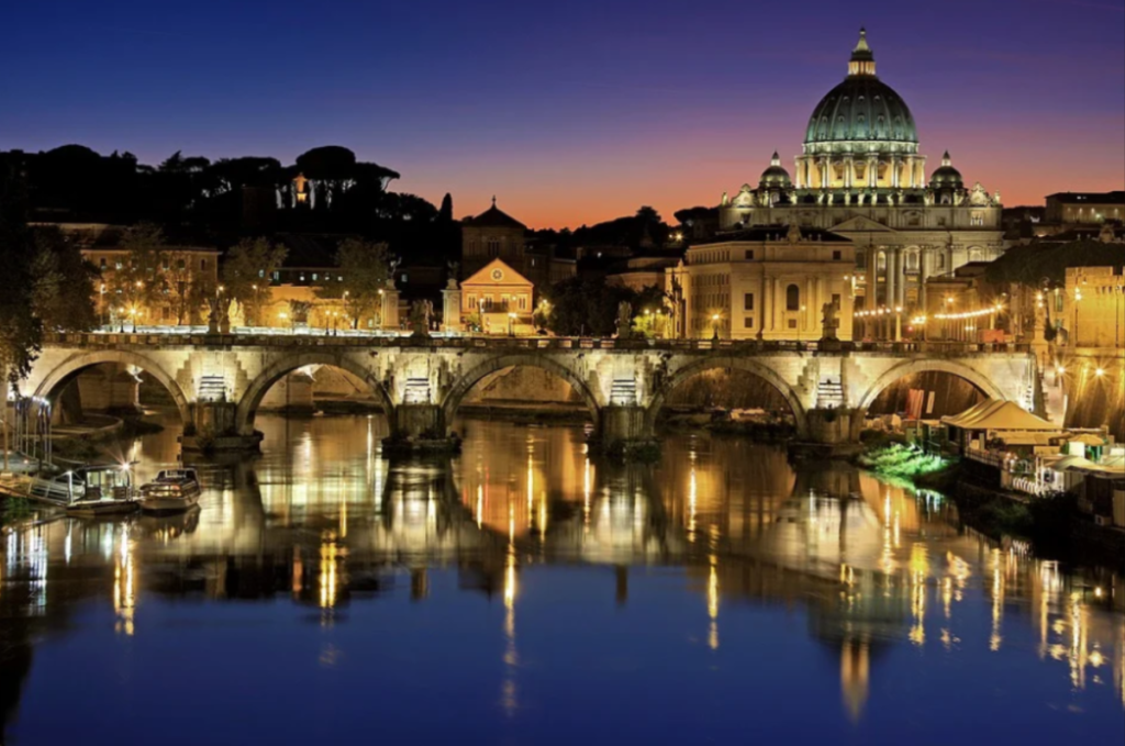 Roma, veduta notturna