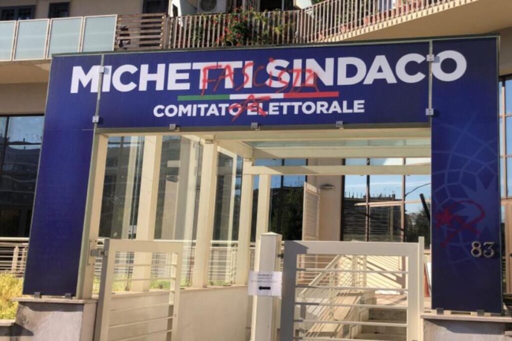 Comitato elettorale Michetti