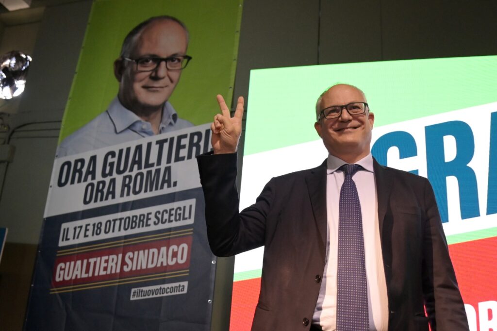 Roberto Gualtieri, sindaco di Roma