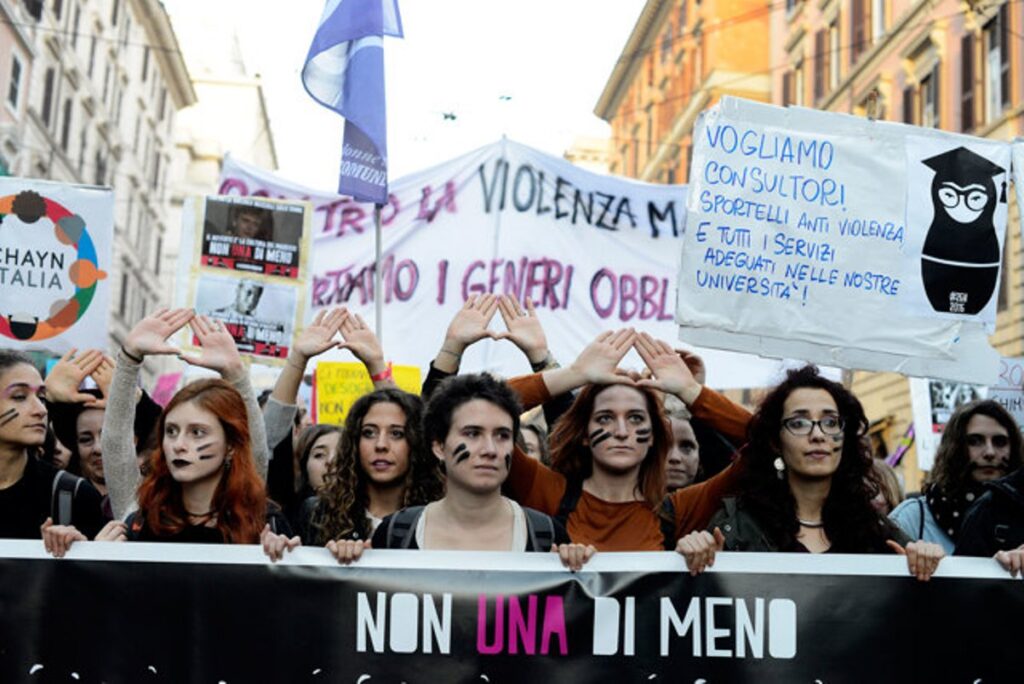 femministe a roma manifestazione