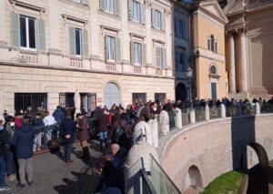 palazzo valentini, ingresso votanti consiglio città metropolitana di roma capitale