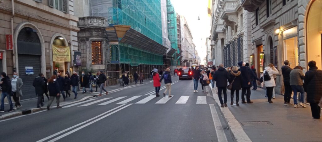 via del corso a roma