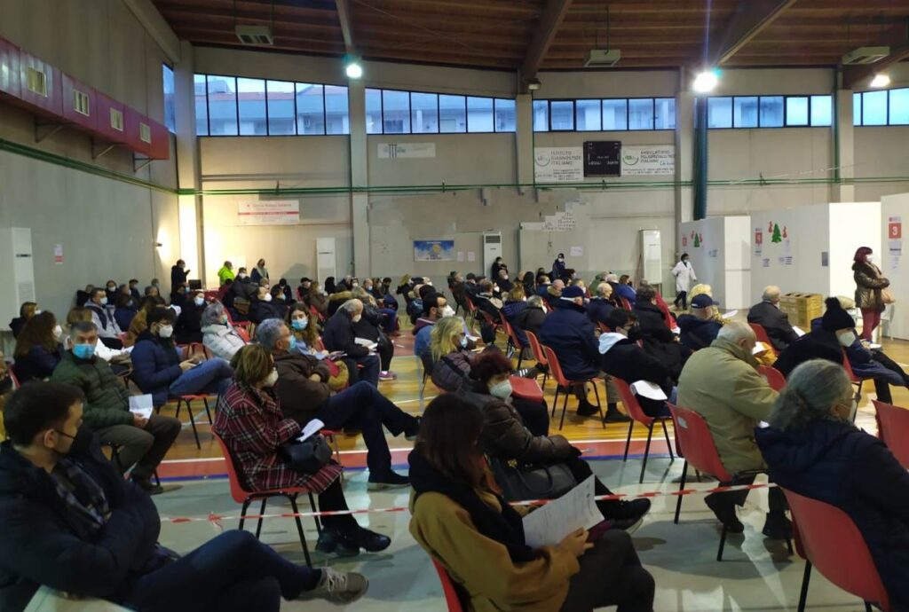 Centro vaccinale nel Lazio