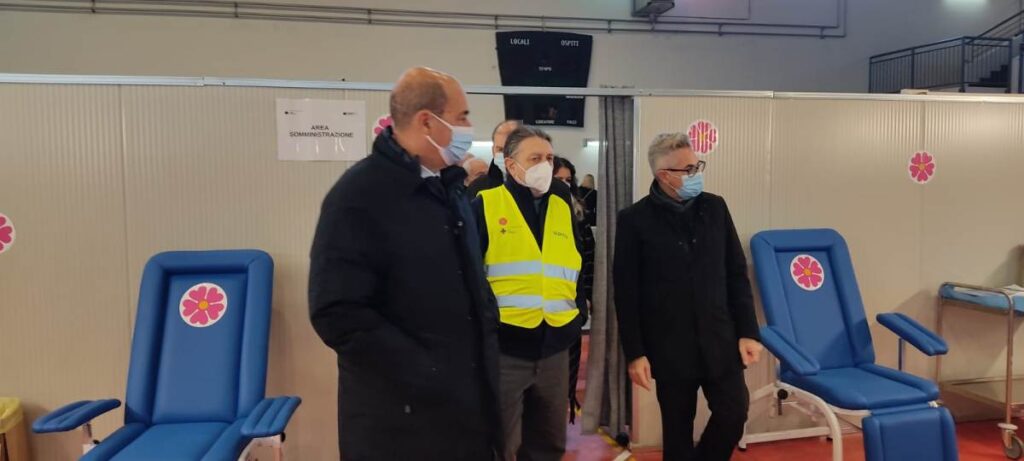 nuovo hub vaccinale a tivoli