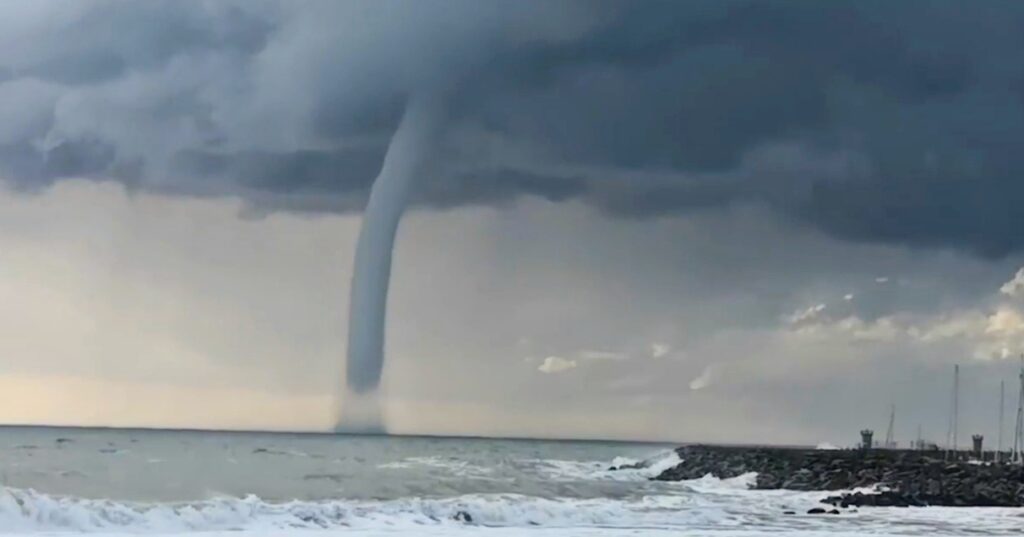tromba d'aria a ostia