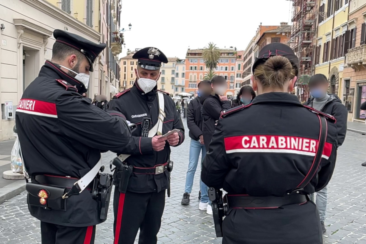 controlli carabinieri anti-Covid Lazio