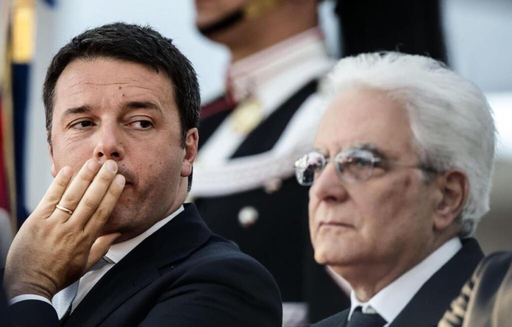 matteo renzi con sergio mattarella