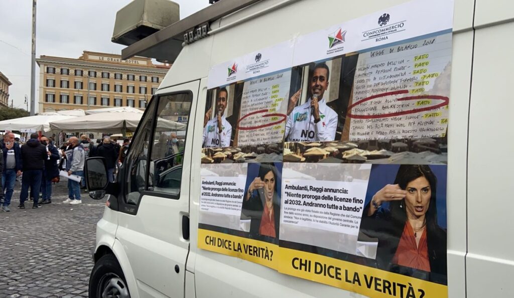 protesta ambulanti roma