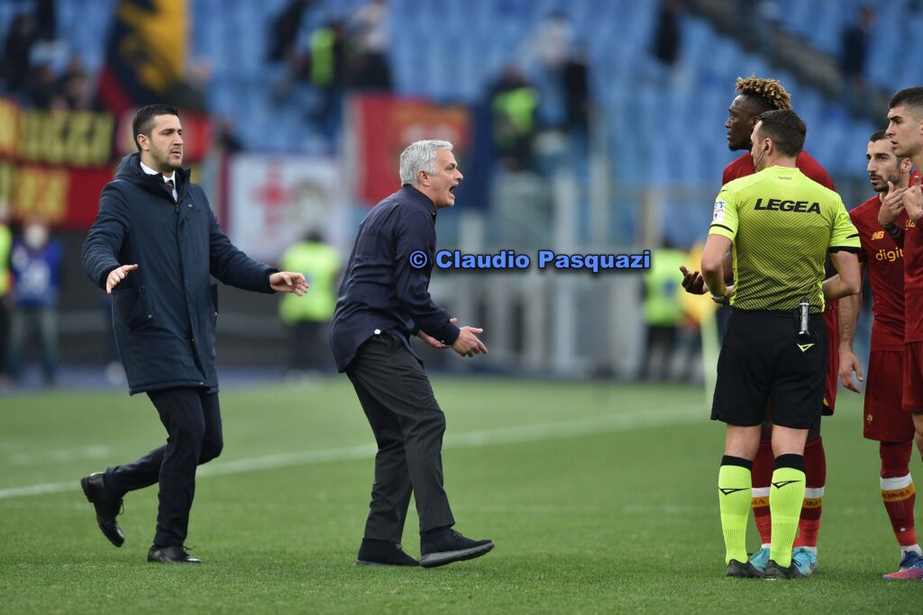 José Mourinho, As Roma (foto Claudio Pasquazi)