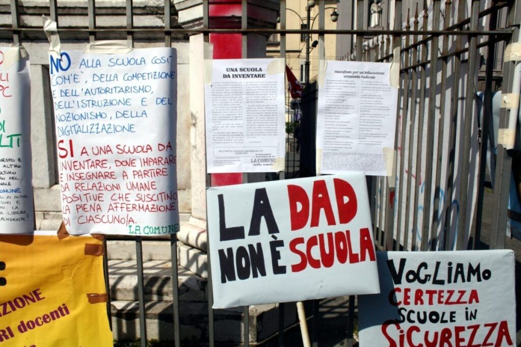 Proteste scuola (Foto Dire)