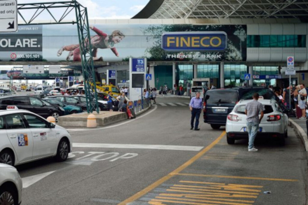 Taxi uscita aeroporto Fiumicino