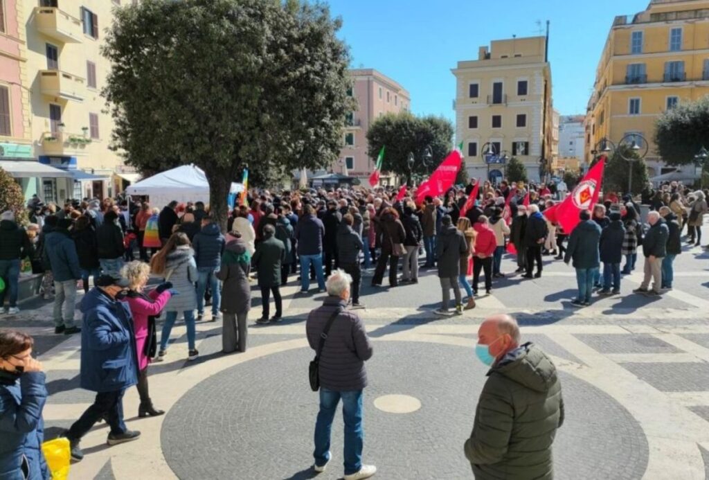 anzio, manifestazione contro la mafia