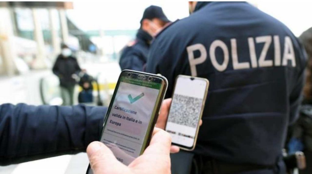 controlli polizia green pass