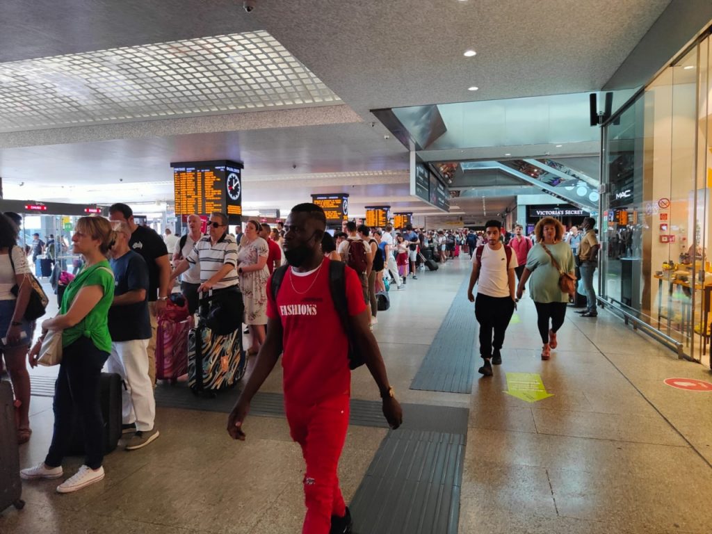 disagi alla stazione termini di roma