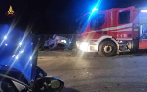 Incidente stradale in zona Foro Italico di Roma