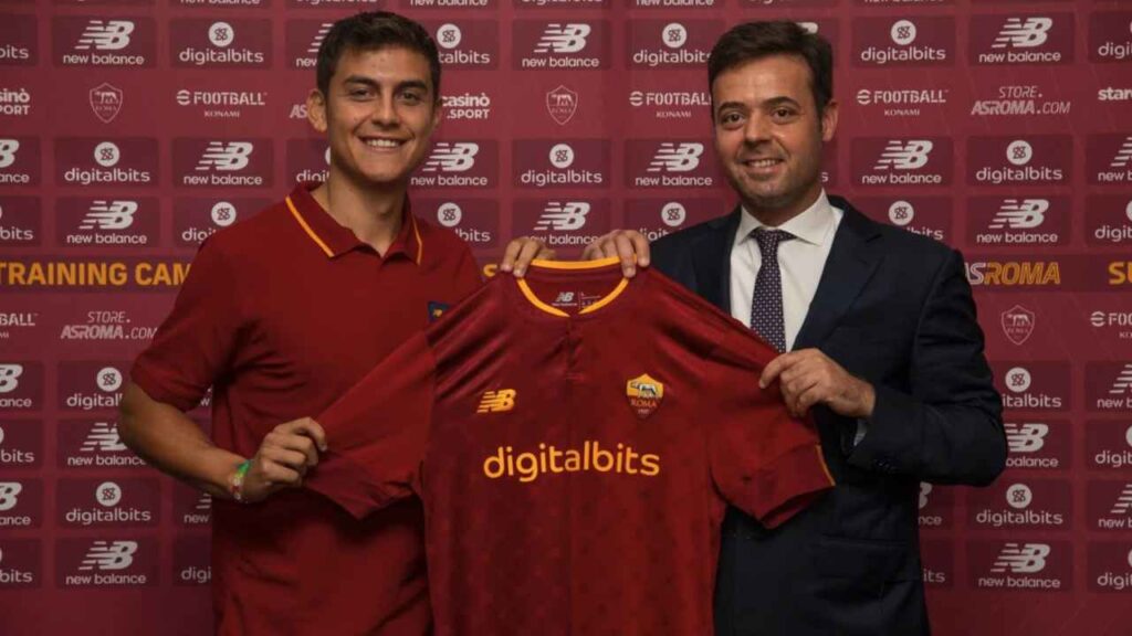 Paulo Dybala presentato ufficialmente dall'AS Roma