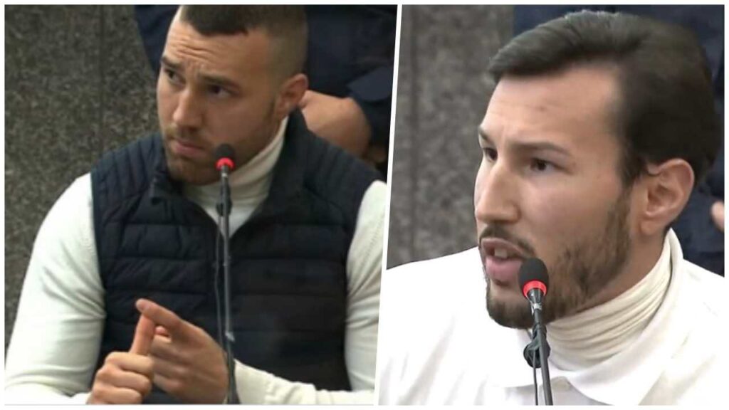 Marco e Gabriele Bianchi al processo per l'omicidio di Willy Monteiro Duarte