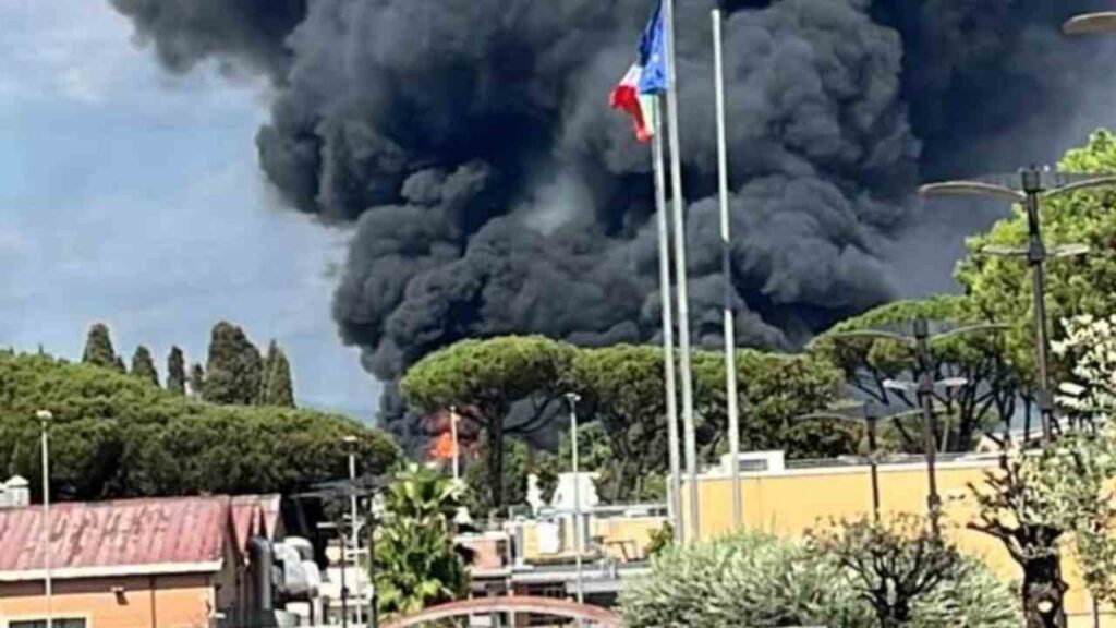 incendio cinecittà
