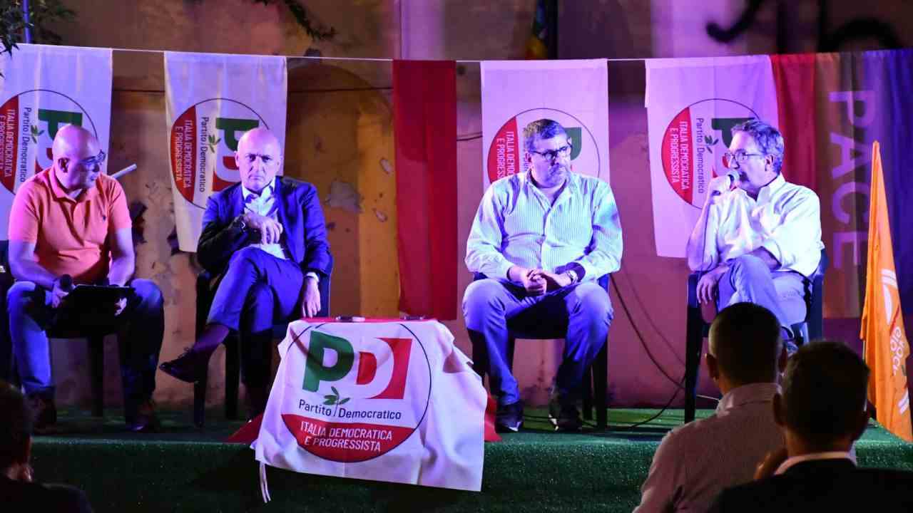 Esponenti politici Pd alla Festa dell'Unità di Palestrina