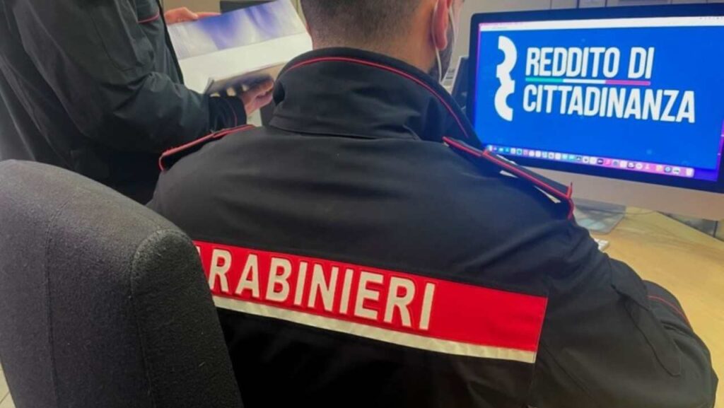 Carabinieri, controllo dei percettori del Reddito di Cittadinanza