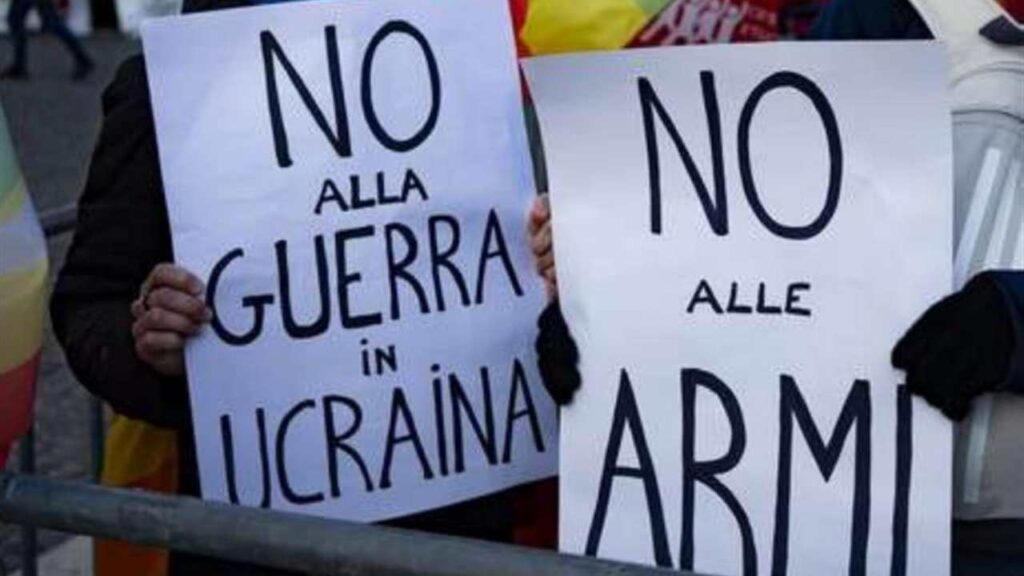 Manifesti no alla guerra n Ucraina