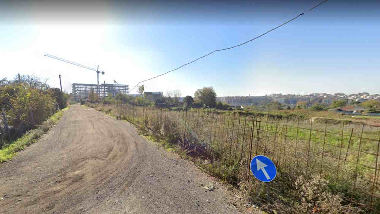 Una foto sull'abbandono di Pietralata, dove dovrebbe sorgere lo Stadio della Roma