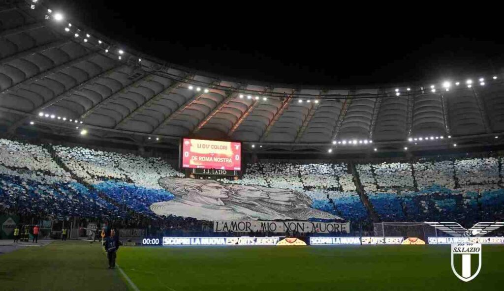 Coreografia tifosi Lazio
