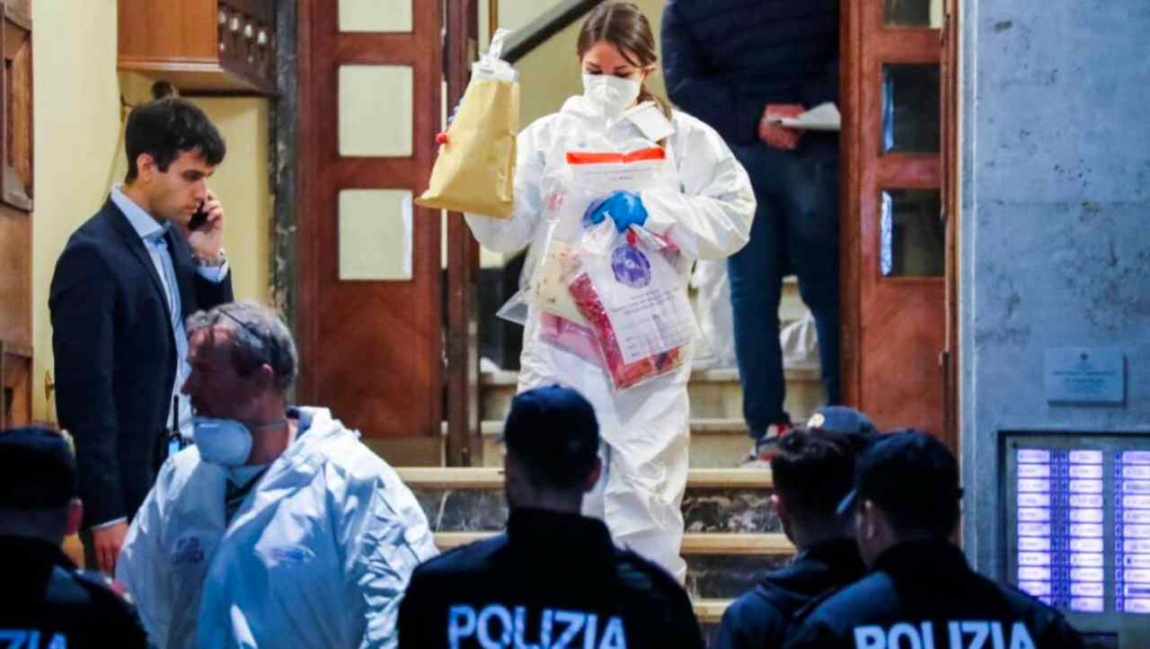 Triplice omicidio al quartiere Prati di Roma: Polizia e Polizia scientifica