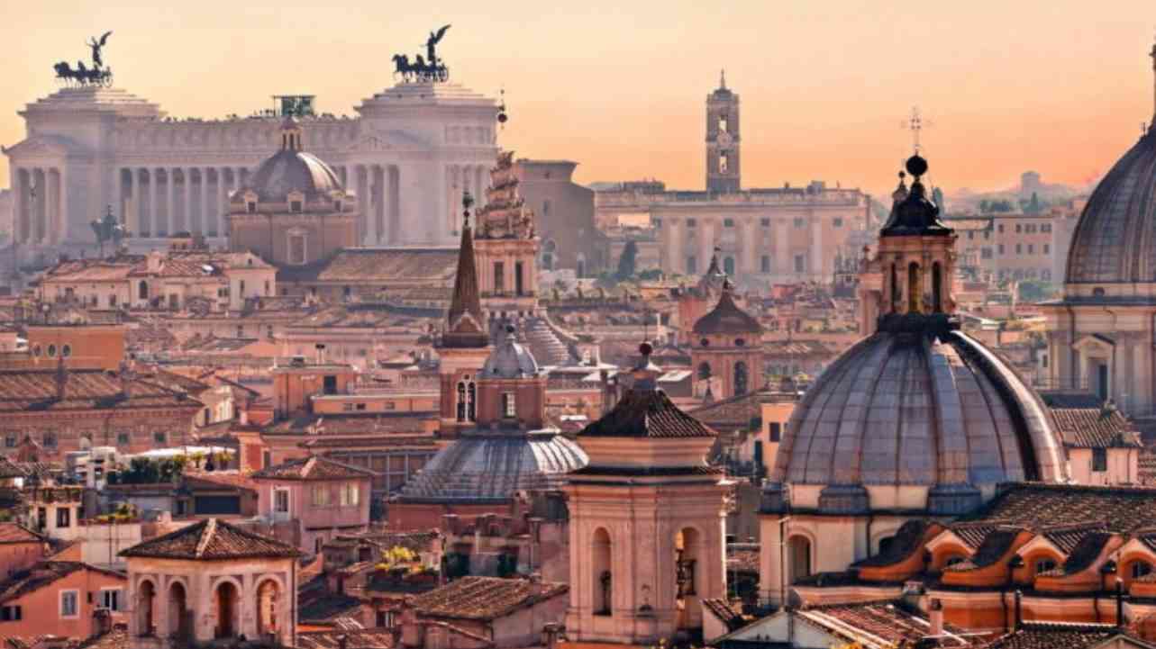 Roma, veduta del centro storico