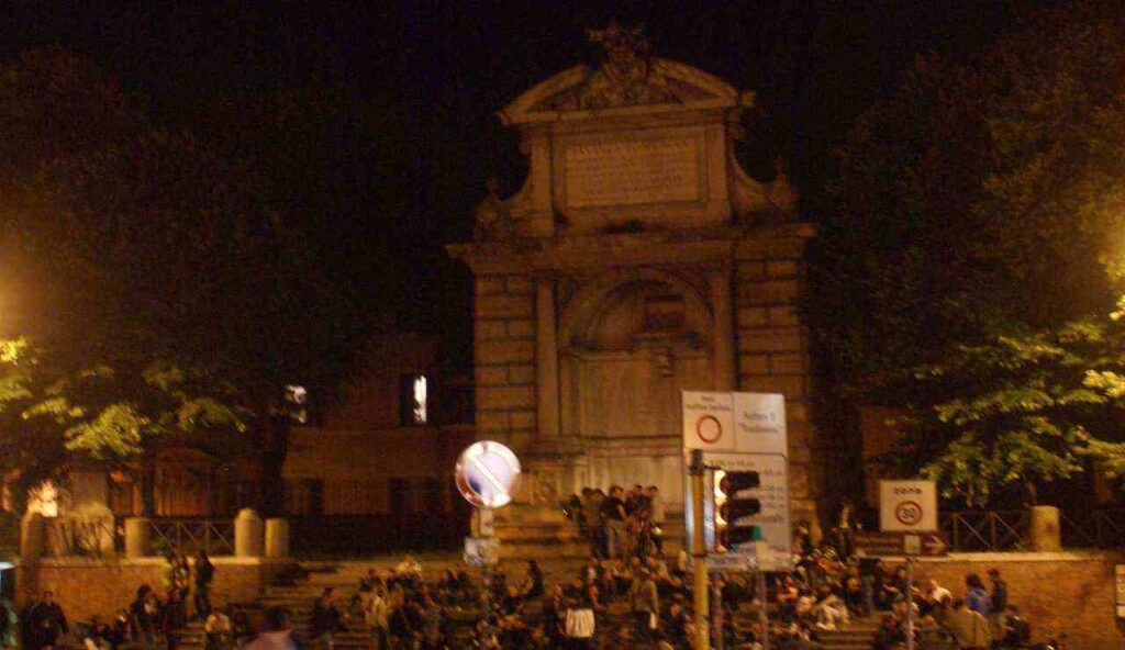Piazza Trilussa a Roma