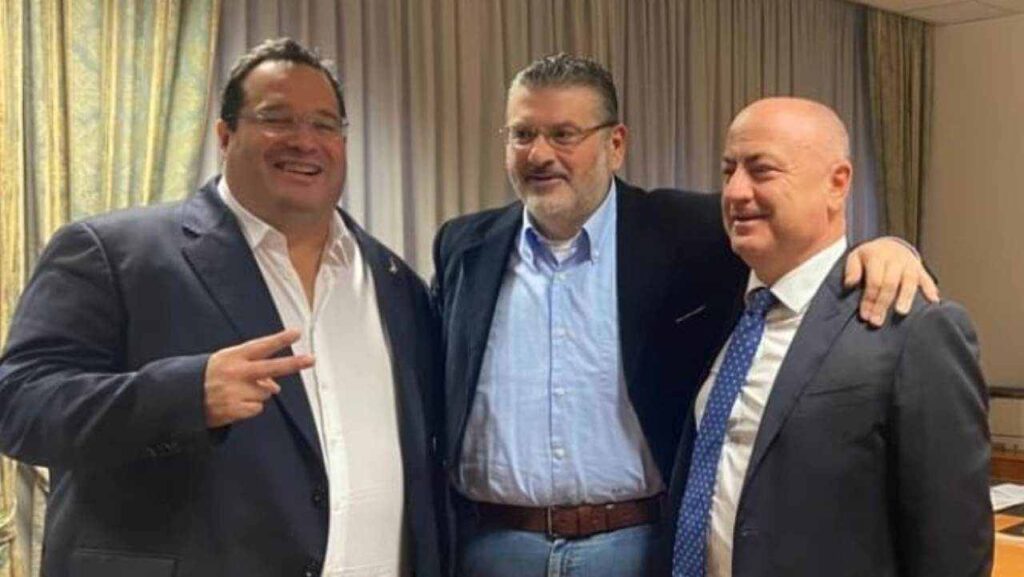 Da sinistra Riccardo Mastrangeli, Gianluca Quadrini e Nicola Ottaviani