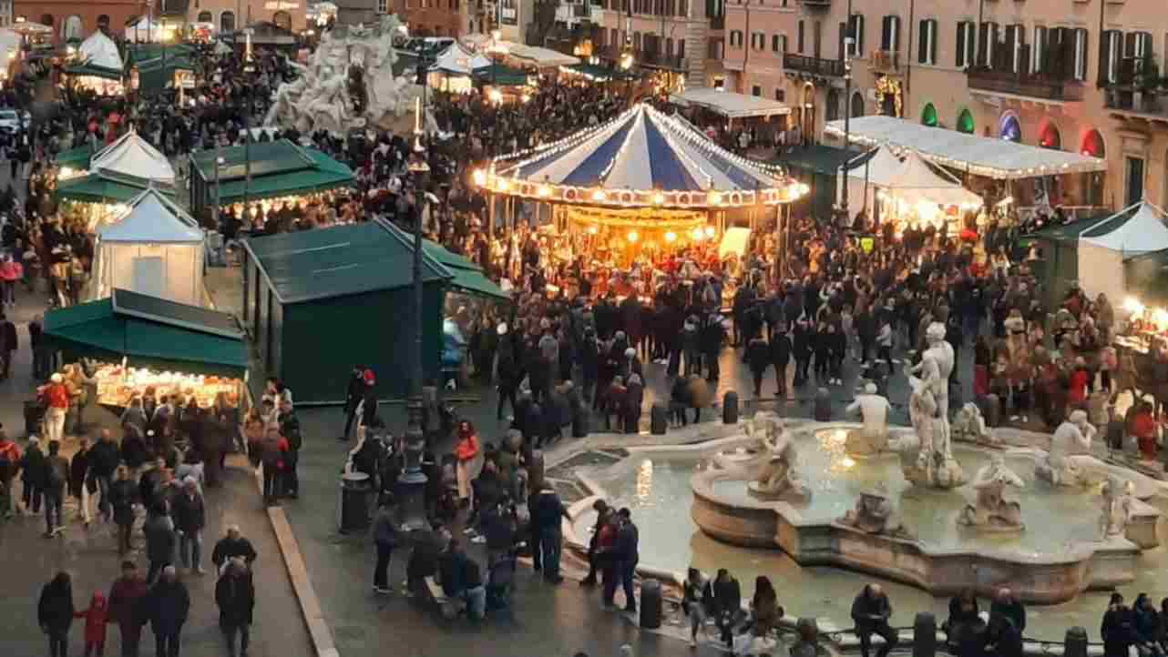 Piazza Navona, mercatino di Natale 2022
