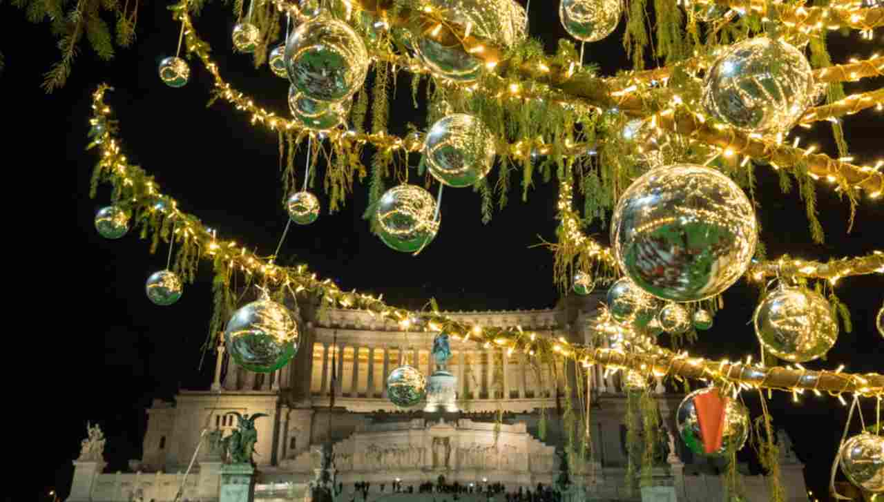 Natale a Roma all'Altare della Patria