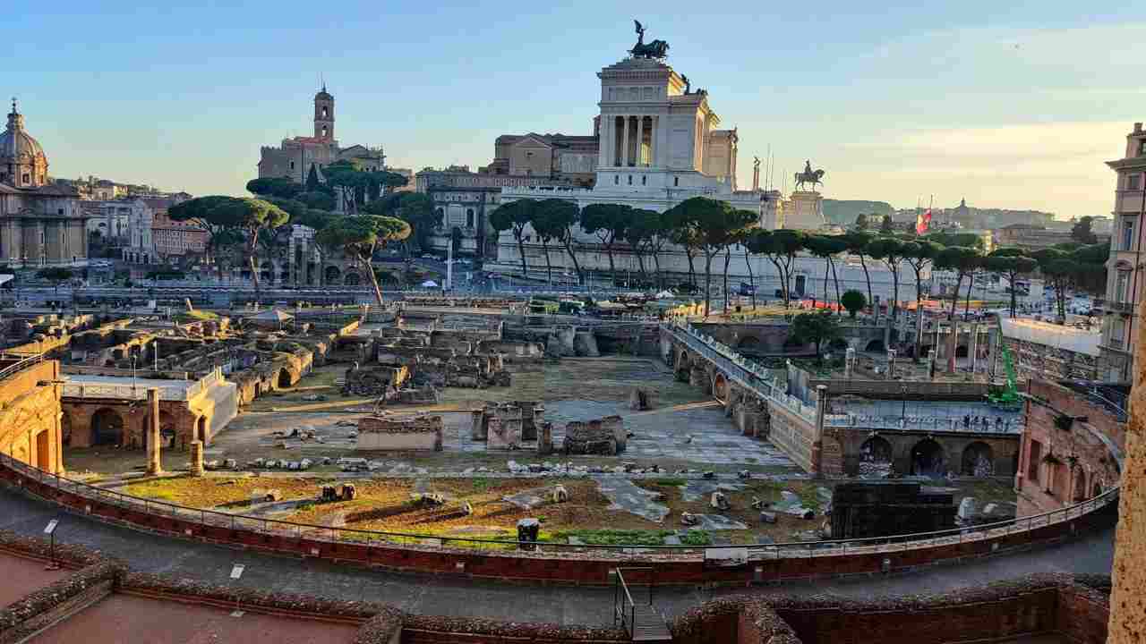 Roma centro, veduta sul Vittoriano