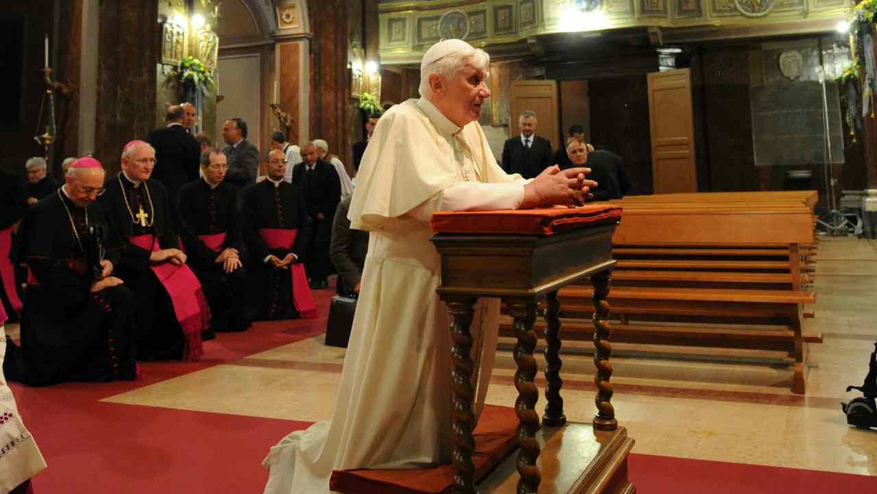 Papa Ratzinger a Bagnoregio