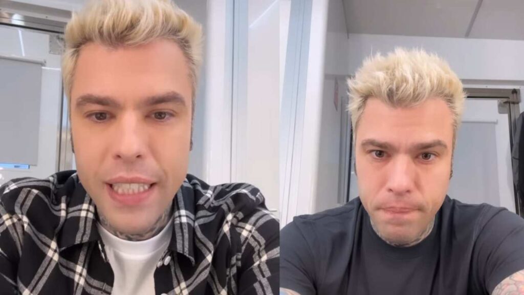 Fedez in una diretta Instagram