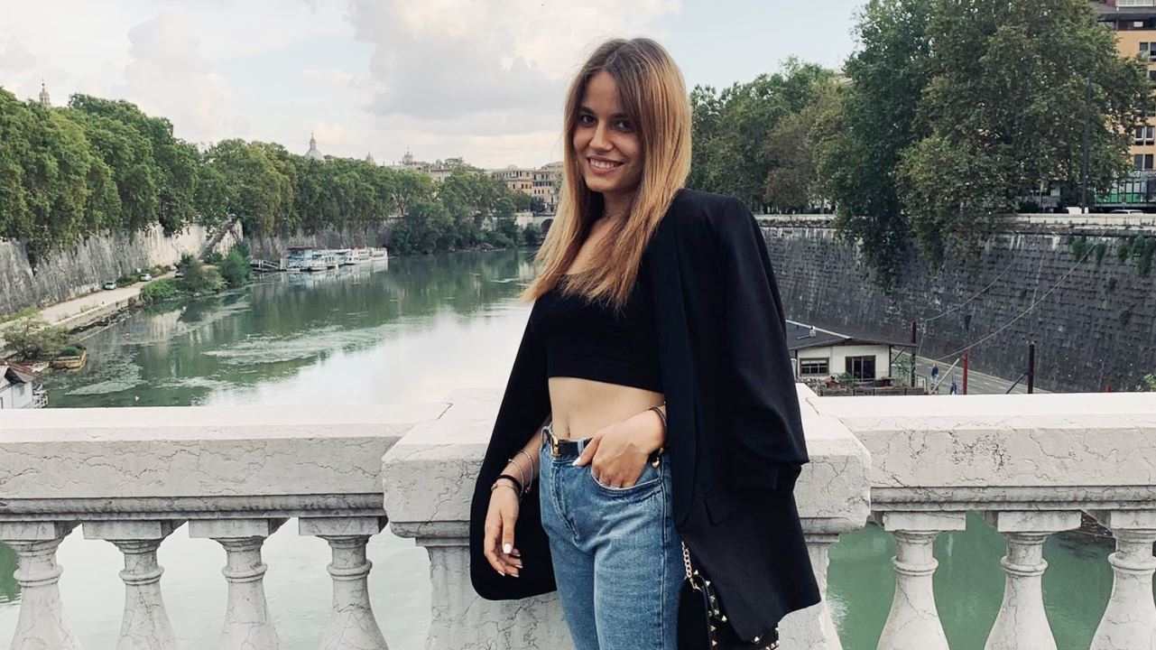 Lisa Federico, a spasso due settimane prima del trapianto, settembre 2020