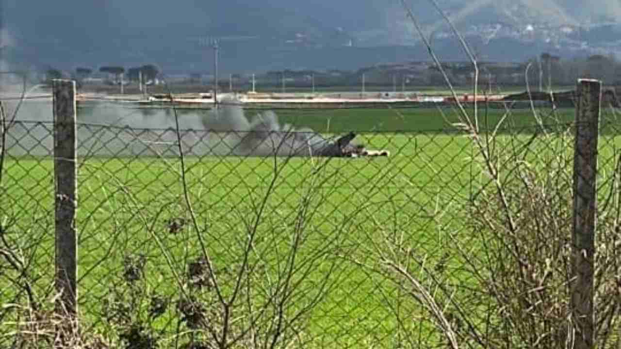 Incidente aereo a Guidonia Montecelio