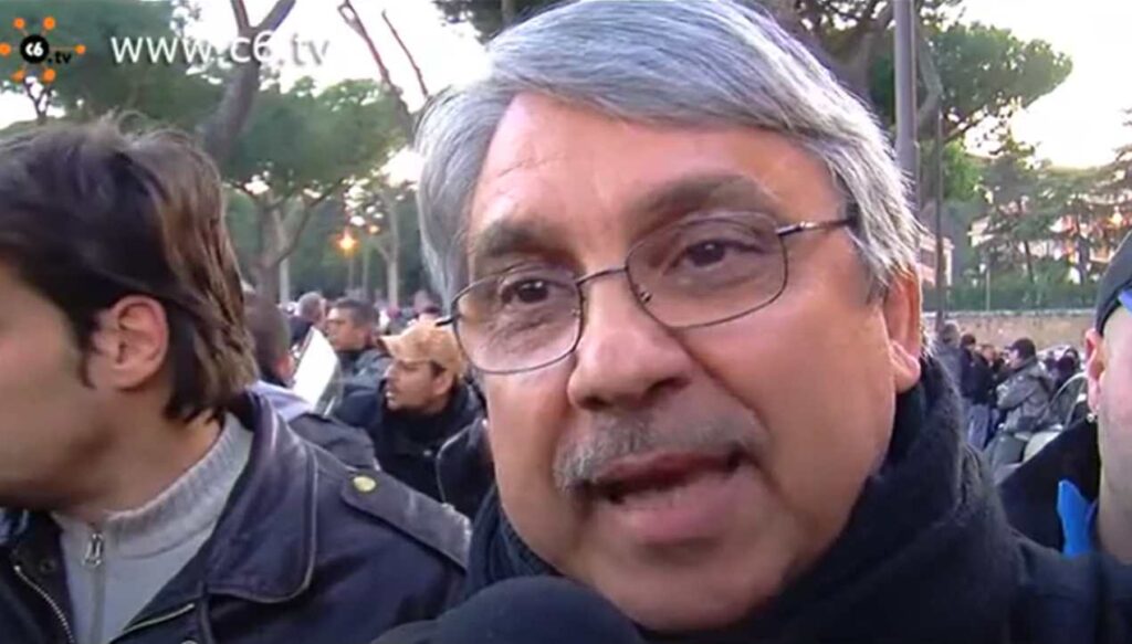 Davide Bologna, manifestazione Taxi