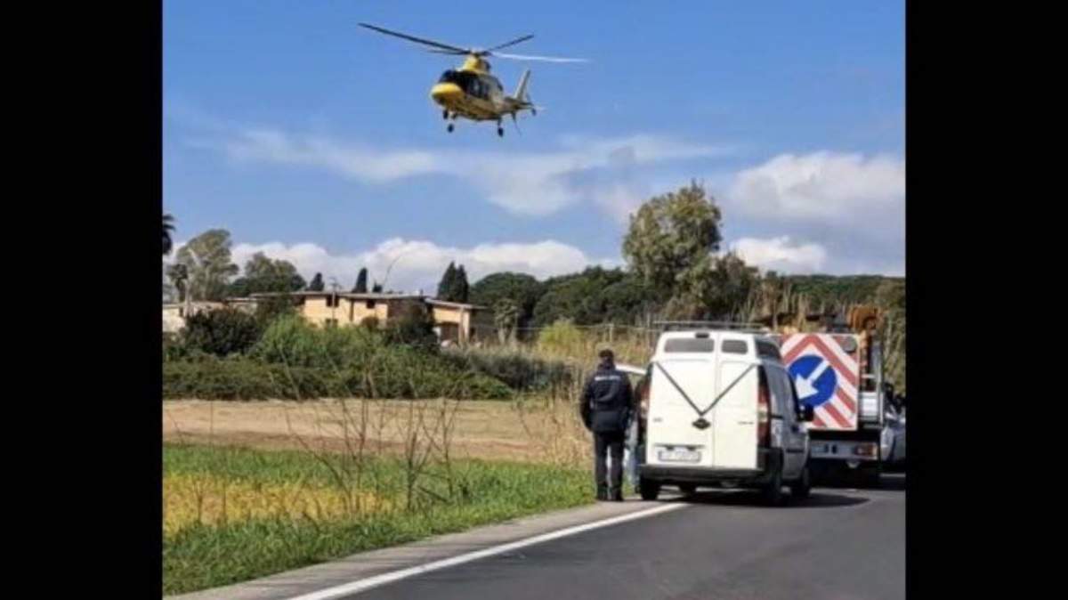 Incidente tra ciclisti a Fondi, via Flacca
