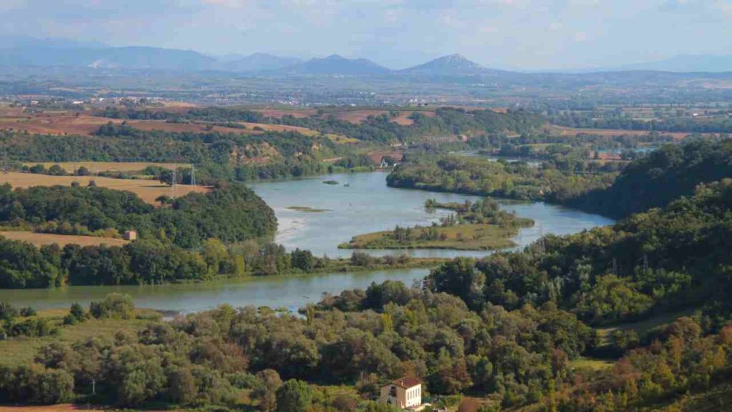 Valle del Tevere lungo via Salaria
