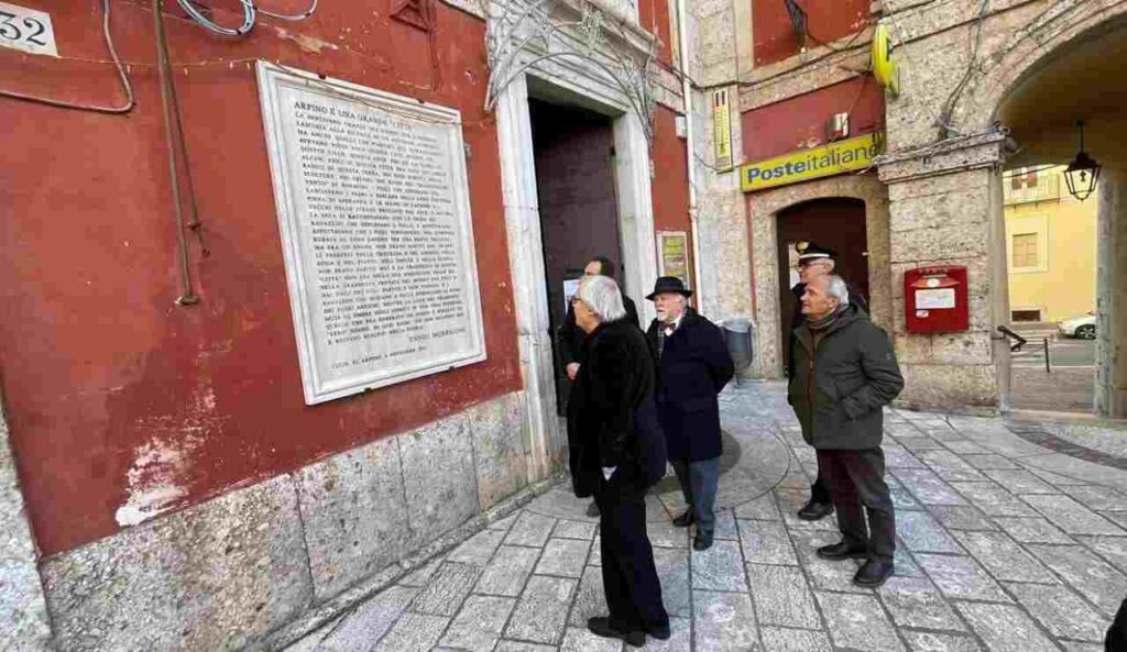 Vittorio Sgarbi in visita al Comune di Arpino